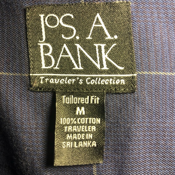 JoS. A. Bank Plaid Long Sleeve Button Up Shirt. - Picture 3 of 3